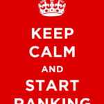keep calm and start ranking poster